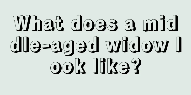 What does a middle-aged widow look like?