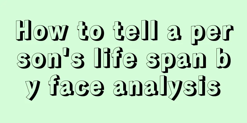 How to tell a person's life span by face analysis