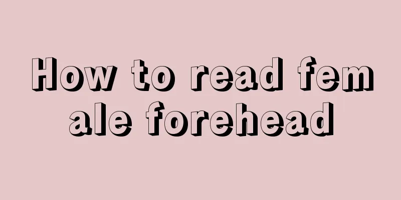 How to read female forehead