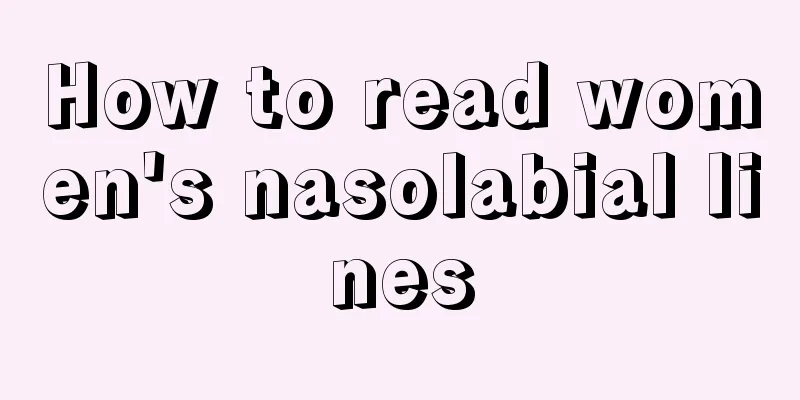 How to read women's nasolabial lines