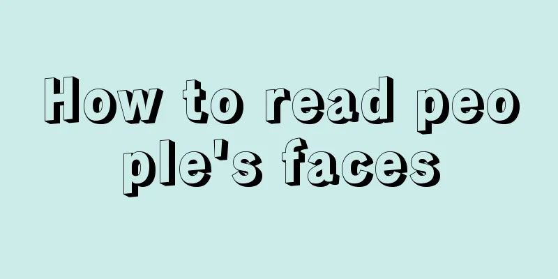 How to read people's faces