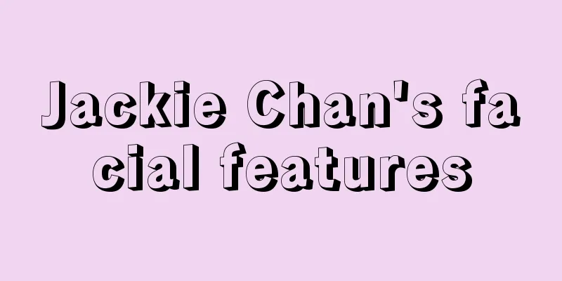 Jackie Chan's facial features