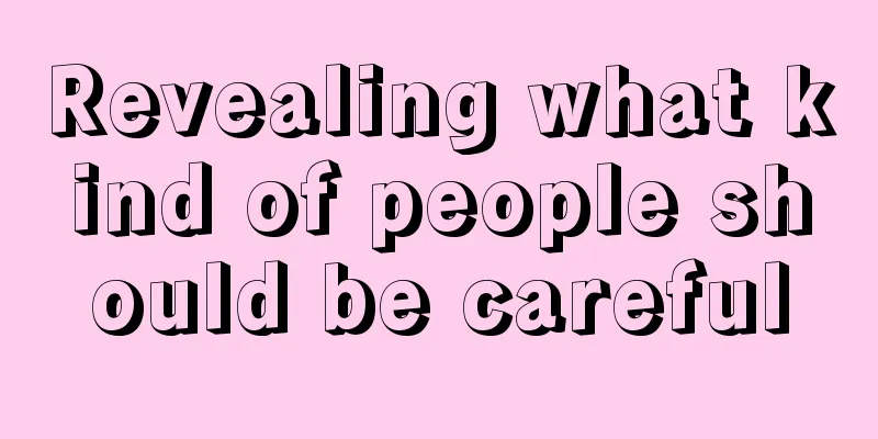 Revealing what kind of people should be careful
