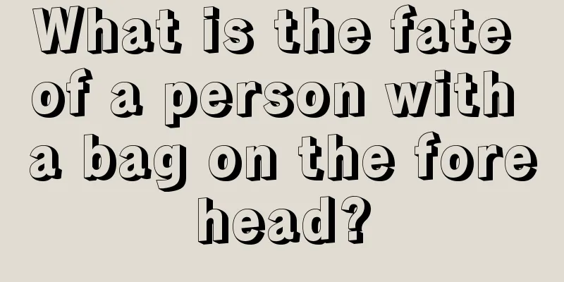 What is the fate of a person with a bag on the forehead?