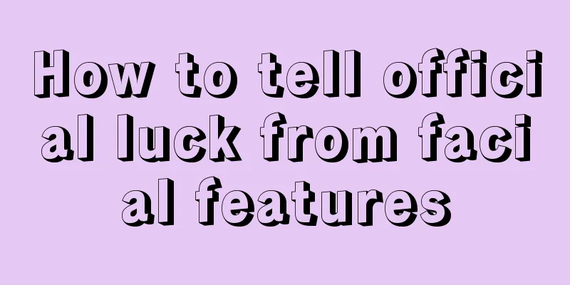 How to tell official luck from facial features