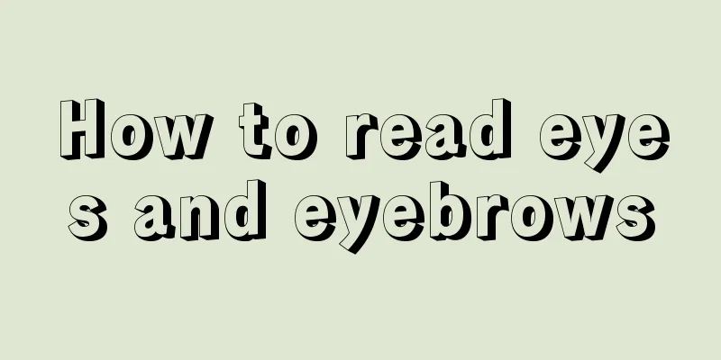 How to read eyes and eyebrows