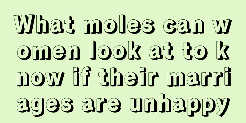 What moles can women look at to know if their marriages are unhappy