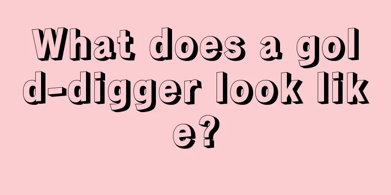 What does a gold-digger look like?