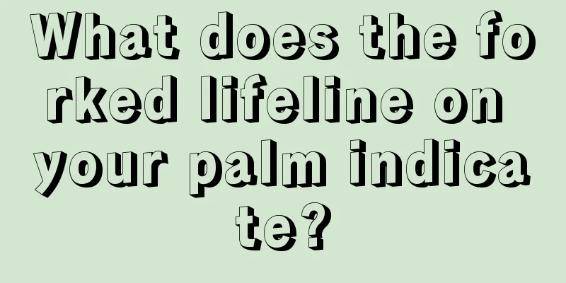 What does the forked lifeline on your palm indicate?