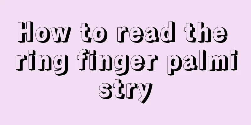 How to read the ring finger palmistry