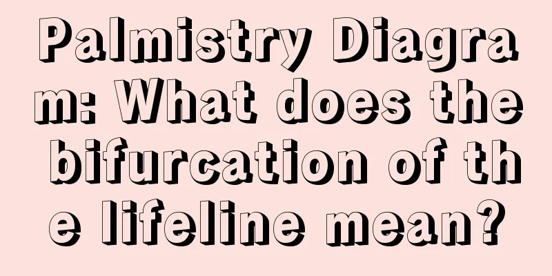 Palmistry Diagram: What does the bifurcation of the lifeline mean?