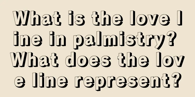 What is the love line in palmistry? What does the love line represent?