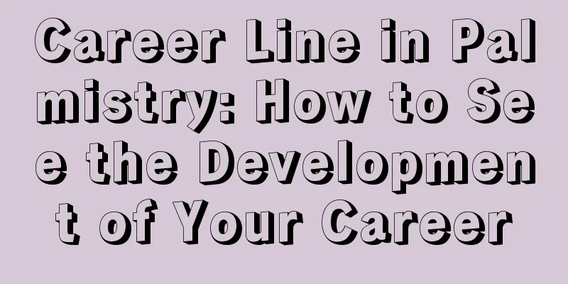 Career Line in Palmistry: How to See the Development of Your Career