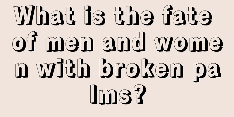 What is the fate of men and women with broken palms?