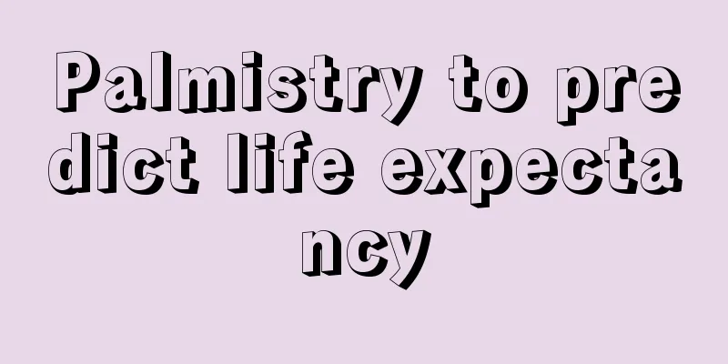 Palmistry to predict life expectancy