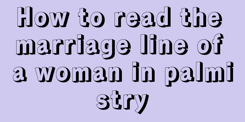 How to read the marriage line of a woman in palmistry