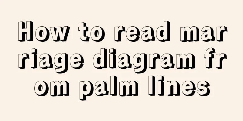 How to read marriage diagram from palm lines