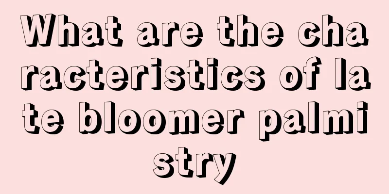 What are the characteristics of late bloomer palmistry