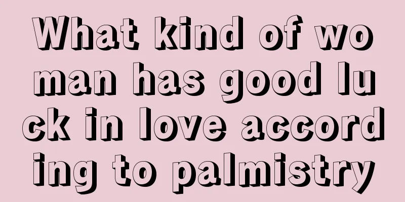 What kind of woman has good luck in love according to palmistry