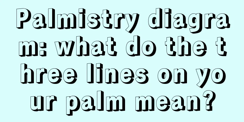 Palmistry diagram: what do the three lines on your palm mean?