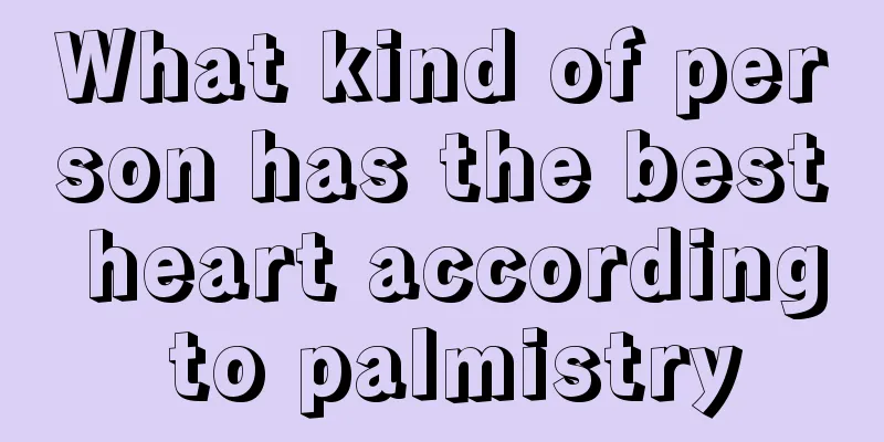 What kind of person has the best heart according to palmistry