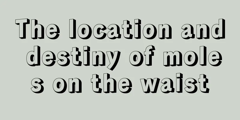 The location and destiny of moles on the waist