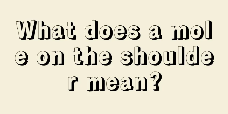 What does a mole on the shoulder mean?