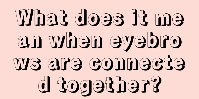 What does it mean when eyebrows are connected together?