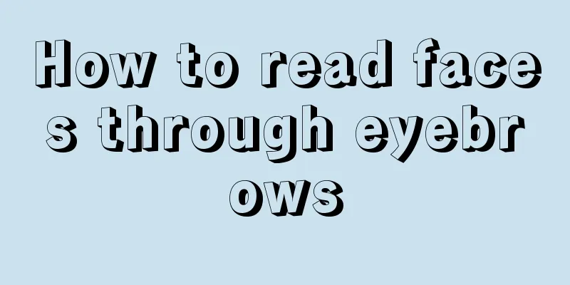 How to read faces through eyebrows