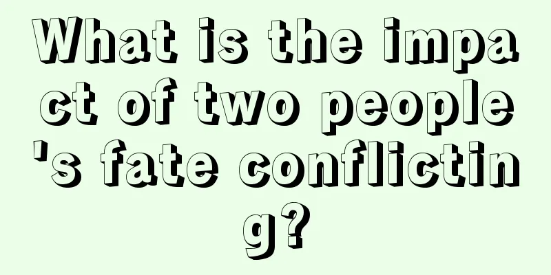 What is the impact of two people's fate conflicting?