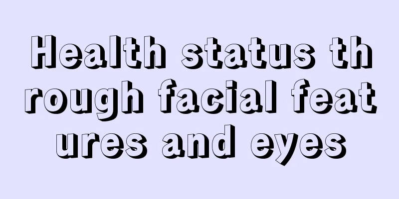 Health status through facial features and eyes