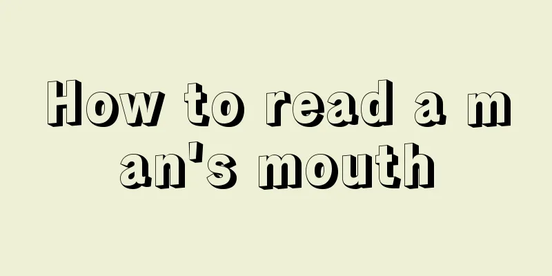 How to read a man's mouth