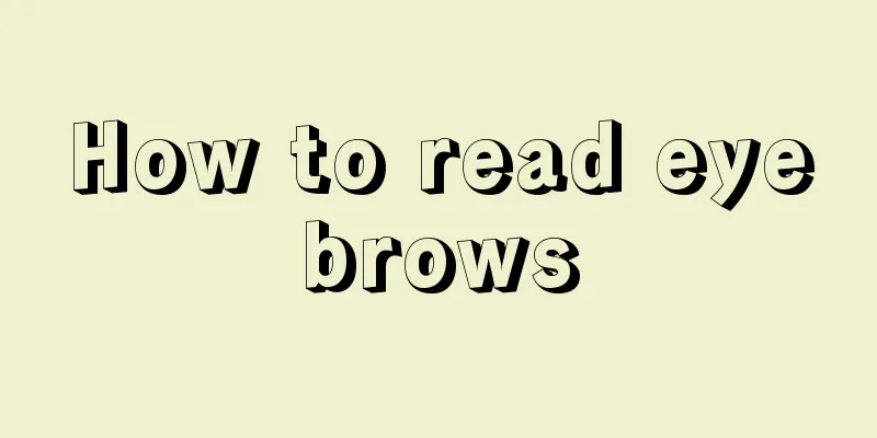 How to read eyebrows