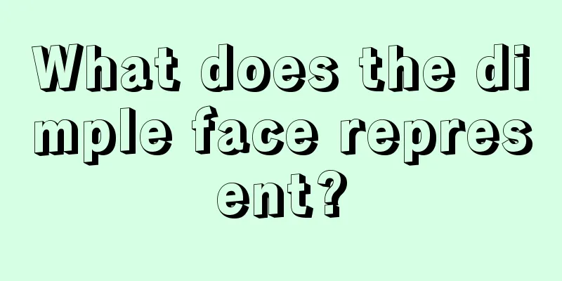 What does the dimple face represent?