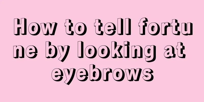 How to tell fortune by looking at eyebrows