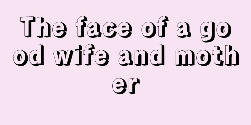 The face of a good wife and mother