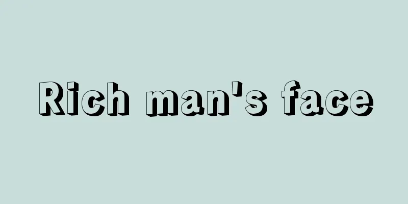 Rich man's face