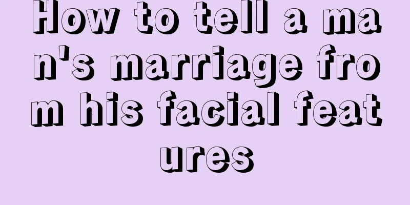 How to tell a man's marriage from his facial features