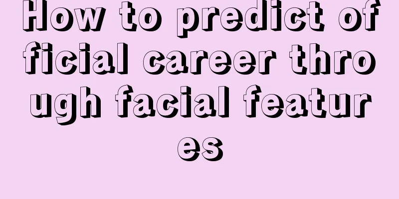 How to predict official career through facial features