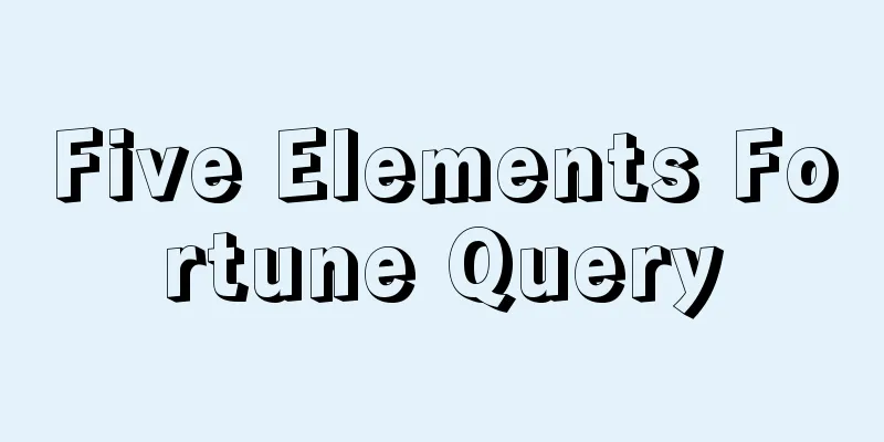 Five Elements Fortune Query