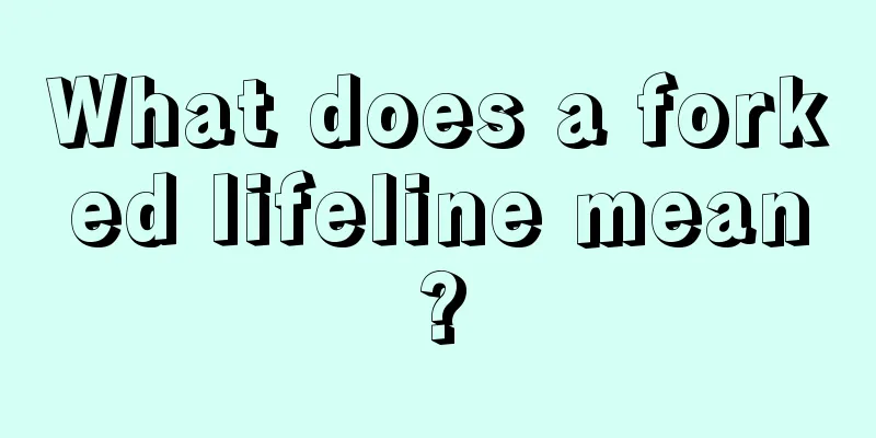 What does a forked lifeline mean?