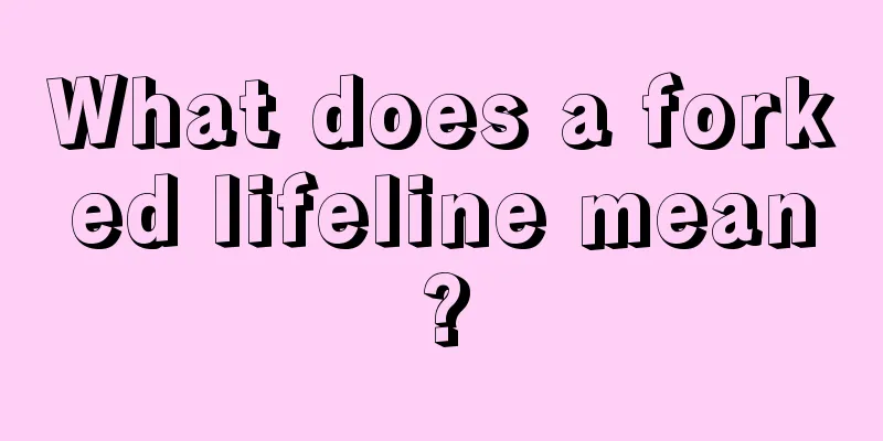 What does a forked lifeline mean?