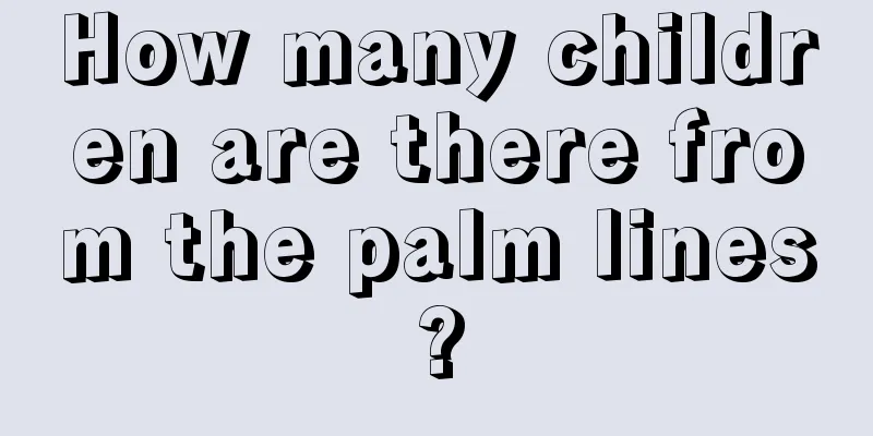 How many children are there from the palm lines?