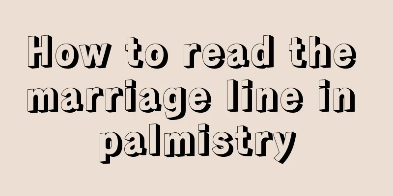 How to read the marriage line in palmistry