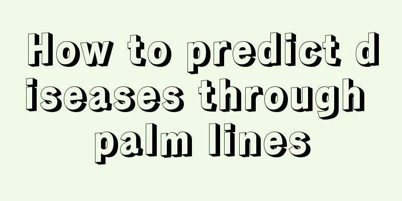 How to predict diseases through palm lines