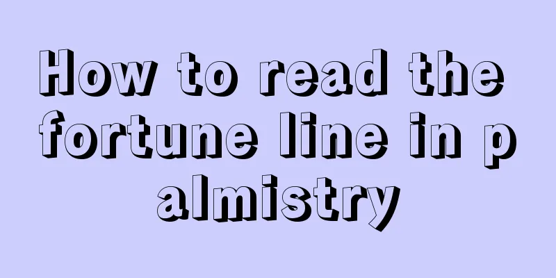 How to read the fortune line in palmistry