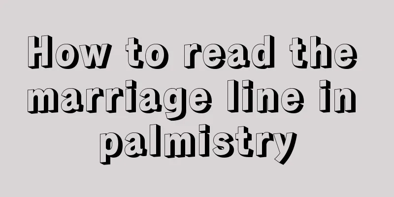 How to read the marriage line in palmistry
