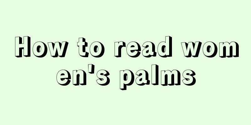 How to read women's palms