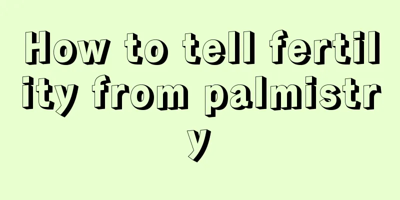 How to tell fertility from palmistry