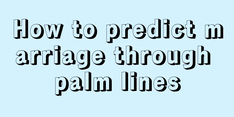 How to predict marriage through palm lines